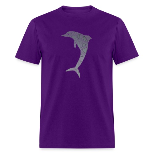 dolphin art deco - Men's T-Shirt