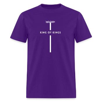 King of Kings Crown of Thorns - Men's T-Shirt - purple - Front - Jose (178cm)