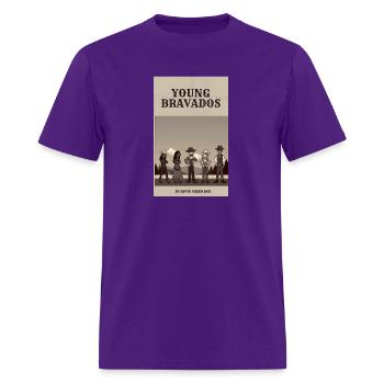 Young Bravados - Men's T-Shirt - purple - Front - Jose (178cm)