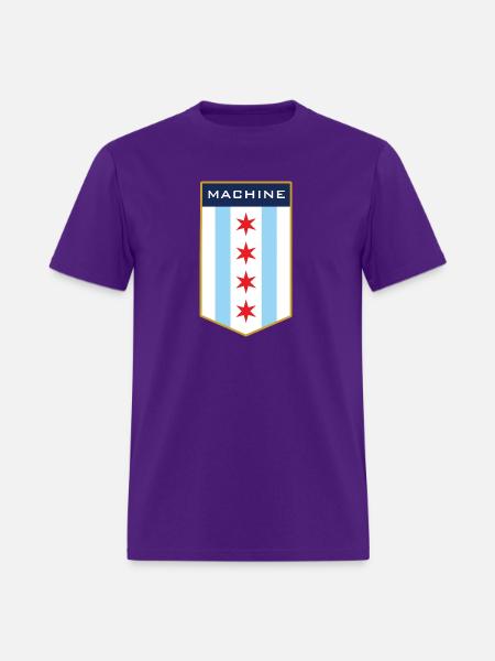 Chicago Machine 1 1 - Men's T-Shirt - purple