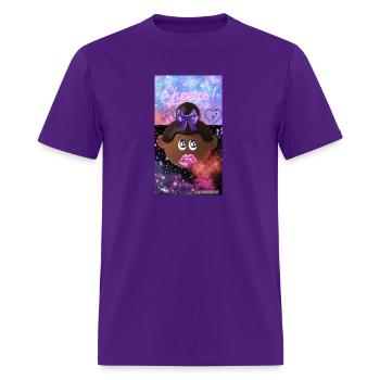 Beautiful - Men's T-Shirt - purple - Front - Jose (178cm)