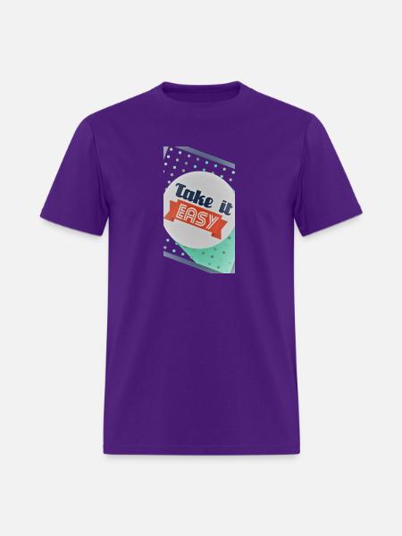 take it easy - Men's T-Shirt - purple