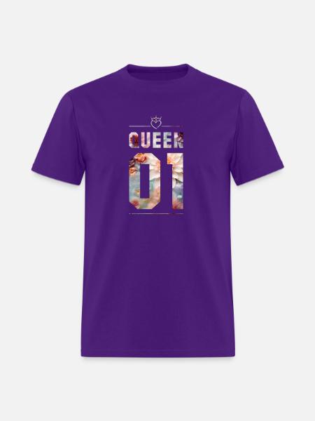 KING AND QUEEN - Men's T-Shirt - purple