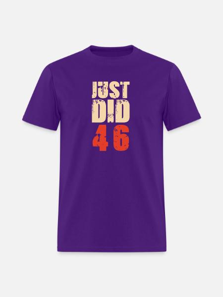 WE JUST DID 46 - Men's T-Shirt - purple
