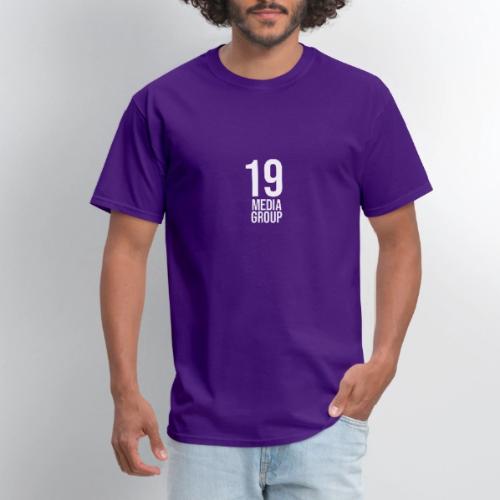 19 Media Group Logo - Men's T-Shirt
