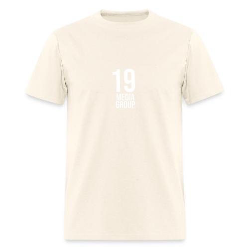19 Media Group Logo - Men's T-Shirt