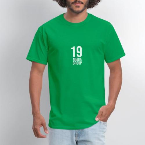19 Media Group Logo - Men's T-Shirt