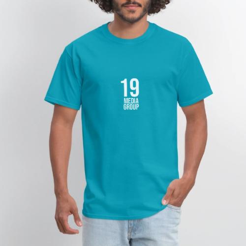 19 Media Group Logo - Men's T-Shirt