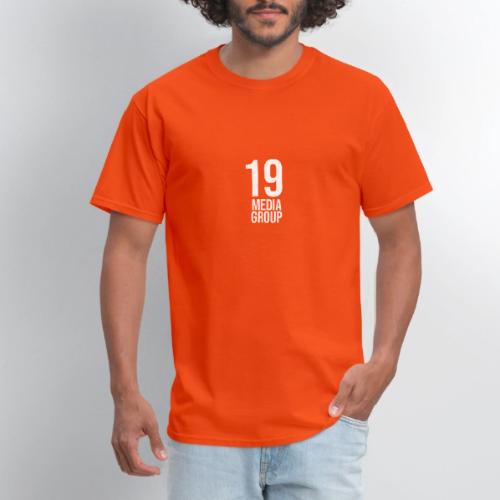 19 Media Group Logo - Men's T-Shirt