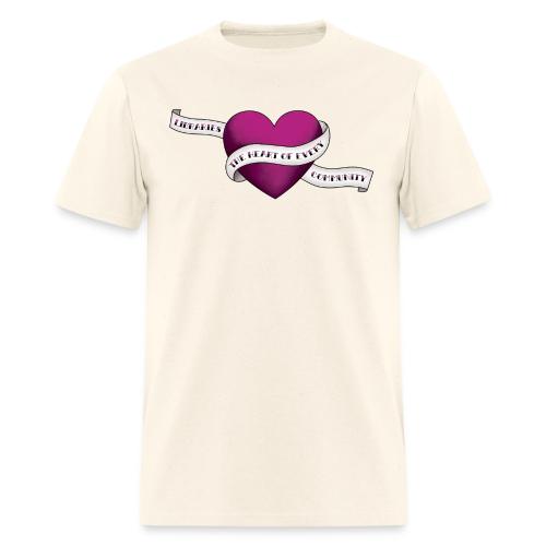 PLA Libraries - the Heart of Every Community - Men's T-Shirt