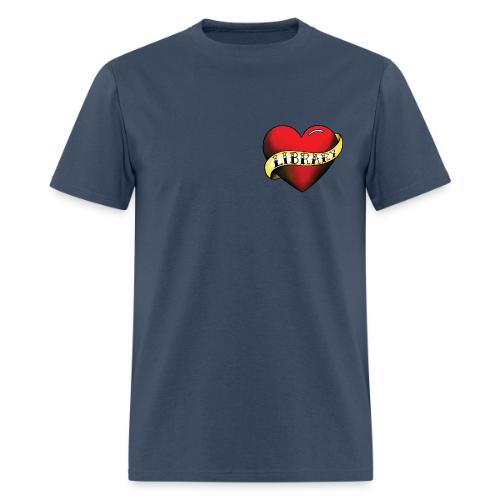 I Love My Library Tattoo - Men's T-Shirt