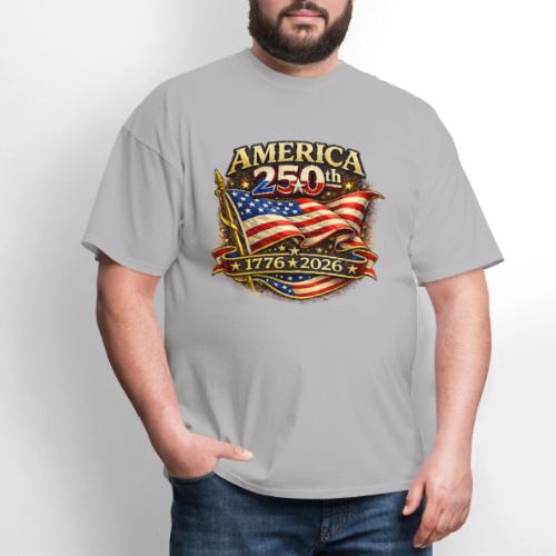 American Flag 250th Anniversary Design | USA - Men's T-Shirt