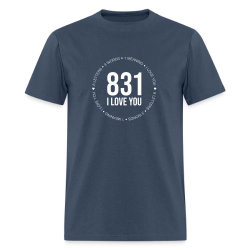 831 I Love You Ho'oponopono Energy Clearing Tool - Men's T-Shirt