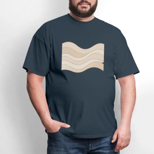 Soft Waves of Calm Relaxation - Men's T-Shirt