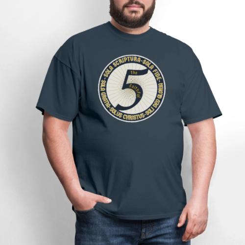 The Faithful Five - Five Sola's of the Reformation - Men's T-Shirt