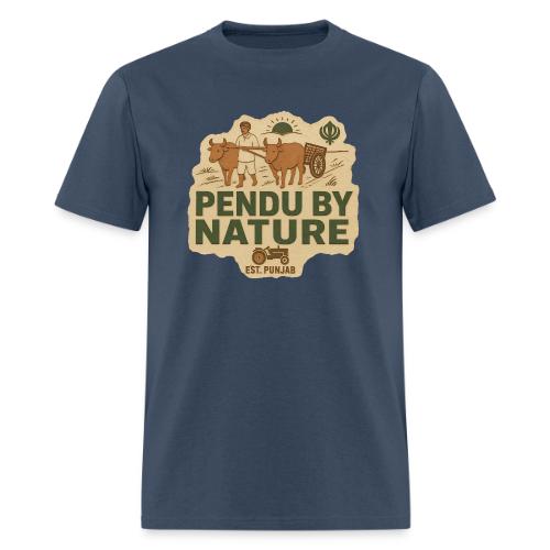Pendu By Nature, Est. Punjab, rustic - Men's T-Shirt