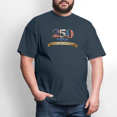 250 USA Liberty Banner - Men's T-Shirt