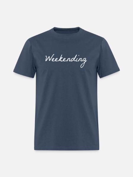 Weekending Casual Weekend - Men's T-Shirt - blue dusk