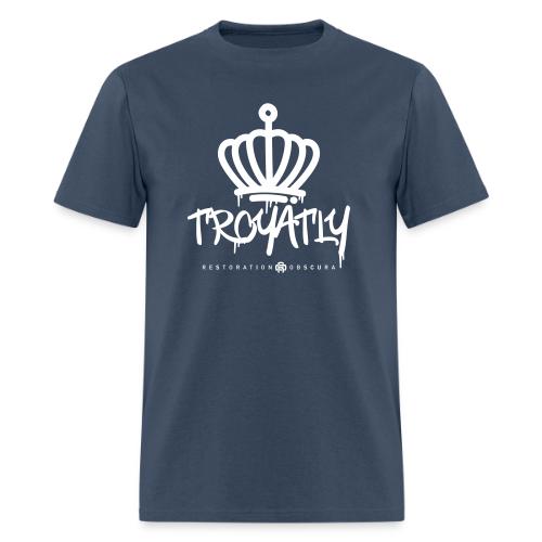 RO Troyalty Tag White - Men's T-Shirt