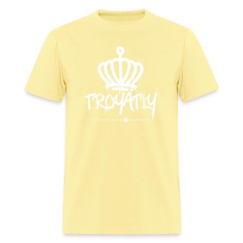 RO Troyalty Tag White - Men's T-Shirt