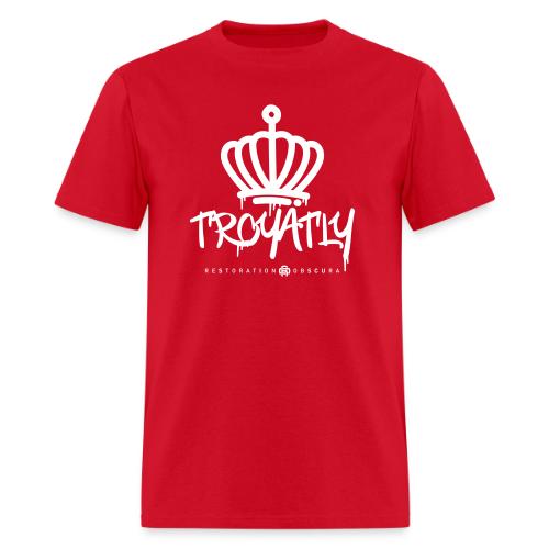 RO Troyalty Tag White - Men's T-Shirt
