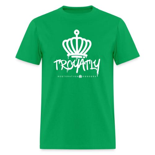 RO Troyalty Tag White - Men's T-Shirt
