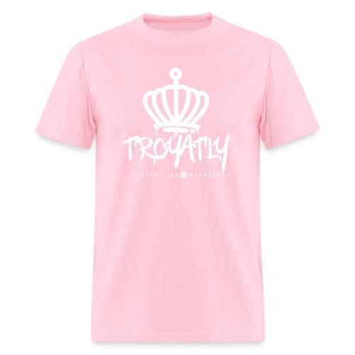 RO Troyalty Tag White - Men's T-Shirt