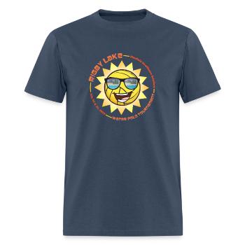 2nd Annual T shirt 1 - Men's T-Shirt -  blue dusk - Front - Jose (178cm)