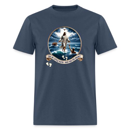 Walking On Water Faith T Shirt, Christian Miracle - Men's T-Shirt