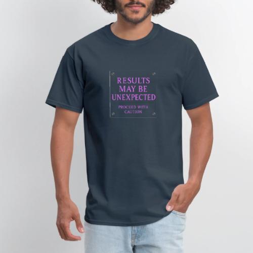 Results - Neon Purple - Men's T-Shirt