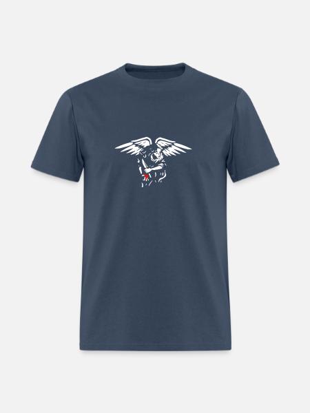 AMERICAN NIGHTMARE - Men's T-Shirt -  blue dusk