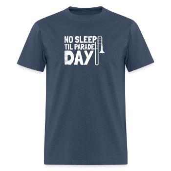 Trombone Trombonist Brass Instrument - Men's T-Shirt -  blue dusk - Front - Jose (178cm)