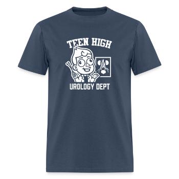 dungeons and daddies merch - Men's T-Shirt -  blue dusk - Front - Jose (178cm)