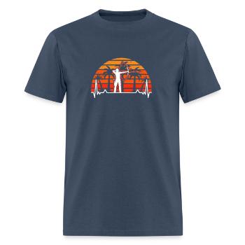 Archer Heartbeat Arc et flèche - T-shirt Homme -  blue dusk - Devant - Jose (178cm)