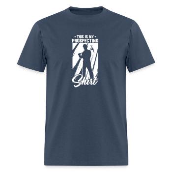 Prospecting - Men's T-Shirt -  blue dusk - Front - Jose (178cm)