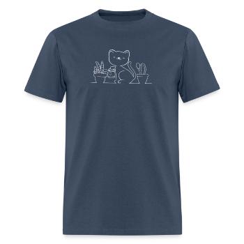 Cat Lover Cute Cat Lover Cat Owner - Cute Cat - Men's T-Shirt -  blue dusk - Front - Jose (178cm)