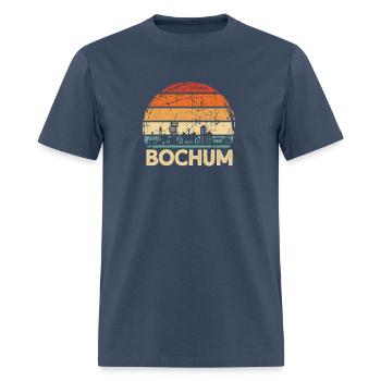 Bochum - Men's T-Shirt -  blue dusk - Front - Jose (178cm)
