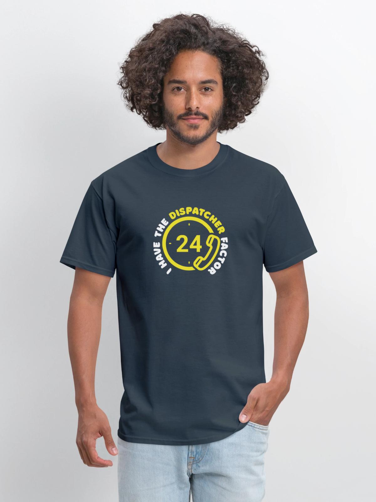 Dispatcher Phone - Men's T-Shirt - blue dusk - Front - Jose (178cm)