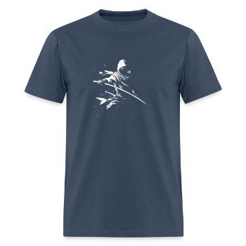 Ninja - Men's T-Shirt -  blue dusk - Front - Jose (178cm)