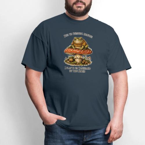 Frog Consumed by Moss Cottagecore Aesthetic - Men's T-Shirt