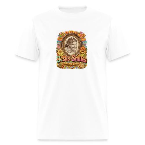 jesus-smile.com, Rare Portrait, Jesus the Healer. - Men's T-Shirt