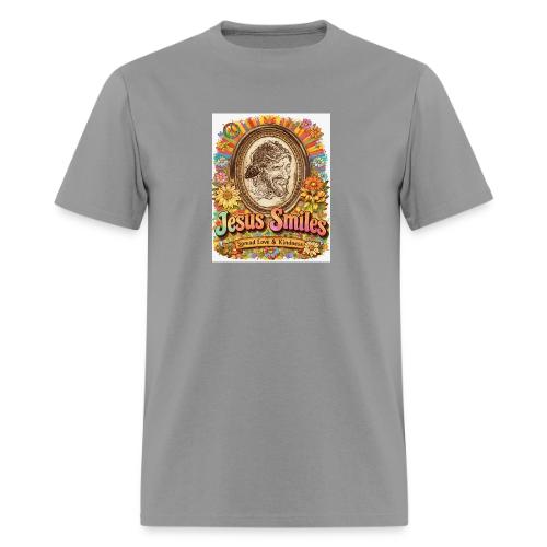 jesus-smile.com, Rare Portrait, Jesus the Healer. - Men's T-Shirt