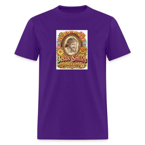 jesus-smile.com, Rare Portrait, Jesus the Healer. - Men's T-Shirt
