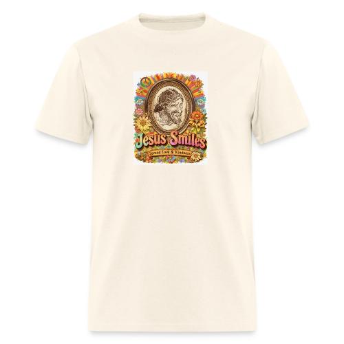 jesus-smile.com, Rare Portrait, Jesus the Healer. - Men's T-Shirt