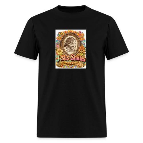 jesus-smile.com, Rare Portrait, Jesus the Healer. - Men's T-Shirt