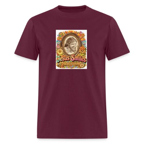 jesus-smile.com, Rare Portrait, Jesus the Healer. - Men's T-Shirt