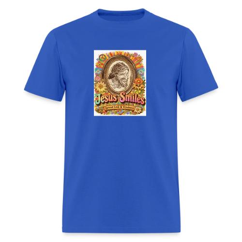 jesus-smile.com, Rare Portrait, Jesus the Healer. - Men's T-Shirt