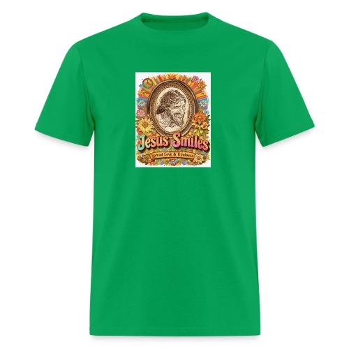jesus-smile.com, Rare Portrait, Jesus the Healer. - Men's T-Shirt