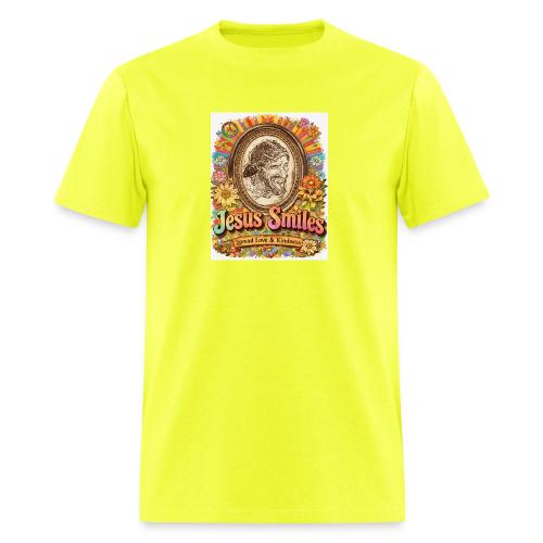 jesus-smile.com, Rare Portrait, Jesus the Healer. - Men's T-Shirt