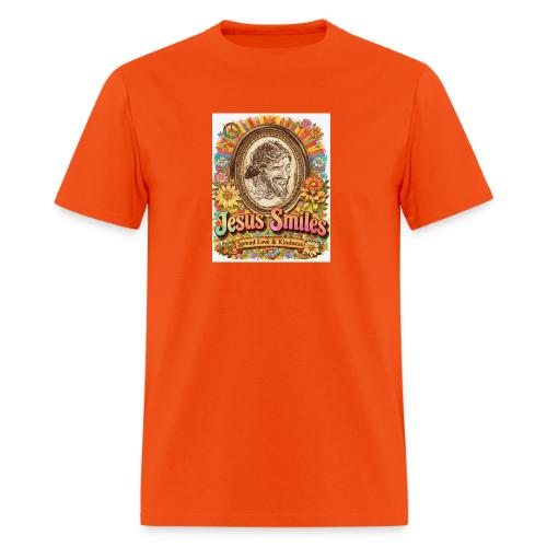 jesus-smile.com, Rare Portrait, Jesus the Healer. - Men's T-Shirt
